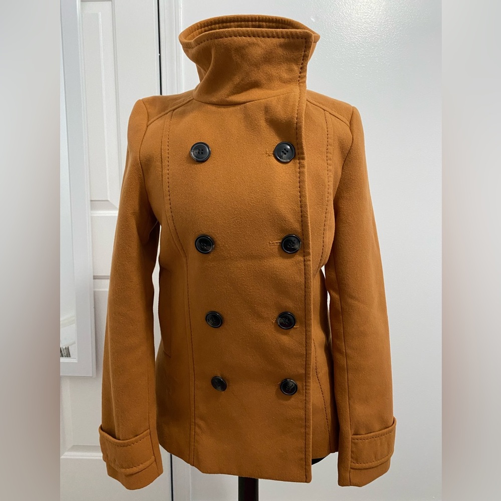 NWOT H&M Camel Pea Coat